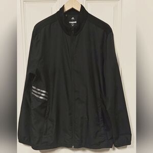 ADIDAS GOLF MENS ACTIVEWEAR TRACK JACKET/WINDBREAKER BLACK Size L